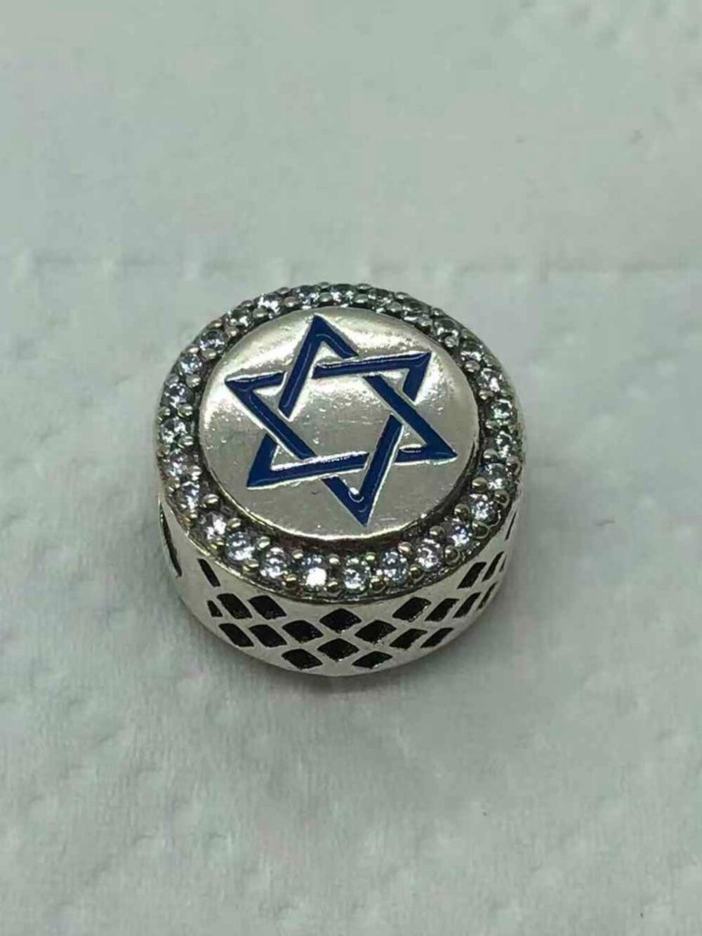 ✨ ✨PANDORA Country Of Israel EXCLUSIVE Flag Button CHARM